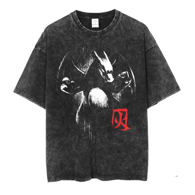 Vintage Pokemon Graphic Tee, Charizard T-Shirt, Pokemon Graphic Tee, Anime Shirt, Gift For Pokemon Fans, Menswear Womenswear Streetwear