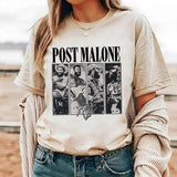 Vintage Post Mallone Shirt, Mallone Rap Music Tee, Post F1 Trillion Tour Shirt, Posty Rapper Shirt, Mallone Music The Album Shirt, Full Sizes, Full Colors, Unisex T-shirt for Men and Women, Classic Menswear, Womenswear Top Collar Cotton Streetwear