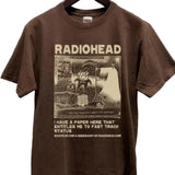 Vintage Radi Band T-Shirt - Stylish Men's Fashion Tee !