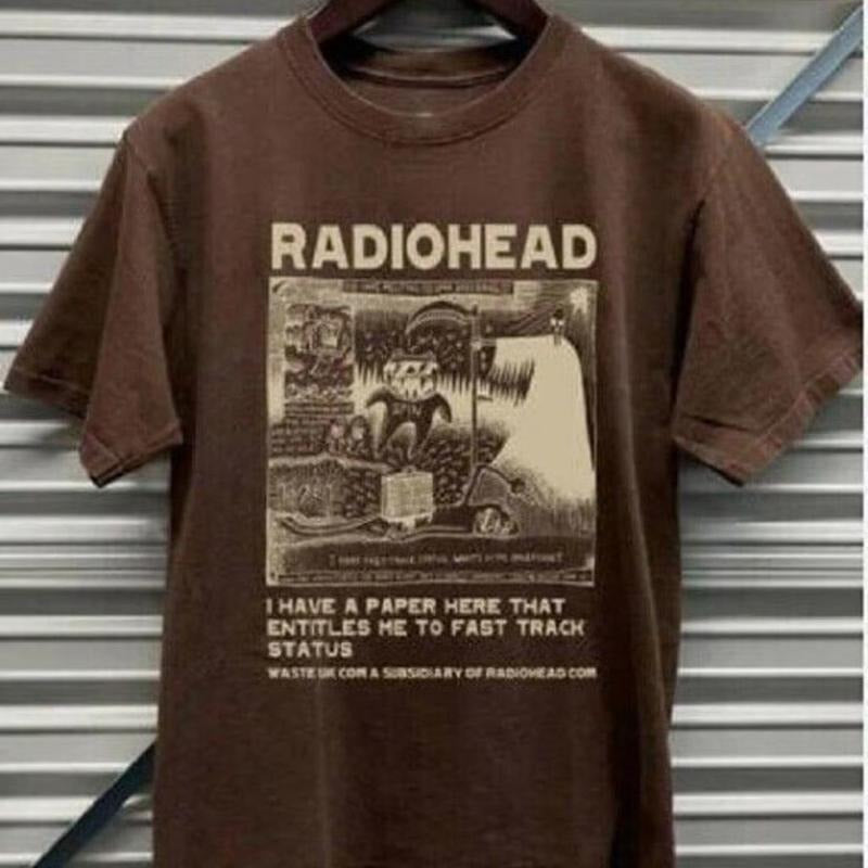 Vintage Radiohead Shirt, Radiohead Vintage Retro Concert T-shirt Unisex Full Size
