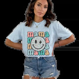 Vintage Retro Mama Graphic T-Shirt, Unisex Cotton For Men, Casual Polyeste Crewneck Shortsleeve