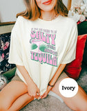Vintage Tequila Shirt Funny Shirt for Beach Trip Tshirt Retro Tequila Beachy Oversized Tee Coconut Girl Shirt for Beach Vacation Shirt