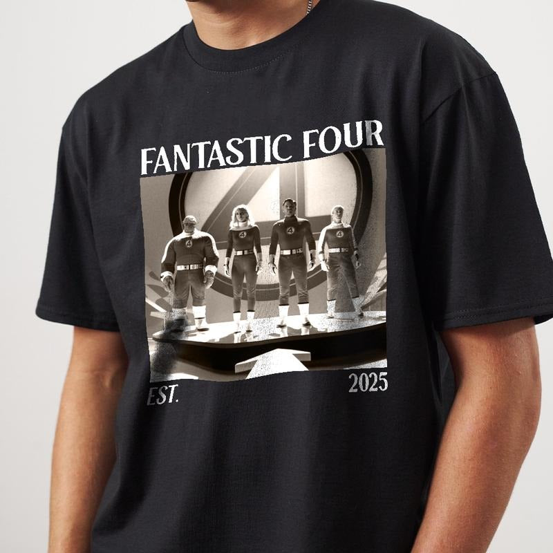 Vintage The Fantastic Four First Steps Shirt, Fantastic Four Sweatshirt, Studio Superhero T-shirt, Reed Richards Sweater