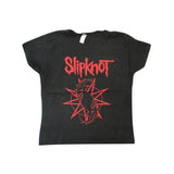 Vintage The Slipknot Band Baby Tee, Slipknot 90s Records Rock T-Shirt, Women Fitted T-Shirt, Y2k Top Women Streetwear, Grunge 2000s, Gothic Emo Girl Tops, Gift For Girlfriend