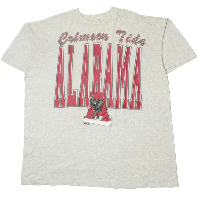 Vintage University of Alabama Tee, Classic Sweatshirt for women, for men Cotton Menswear college merch Top Embroidered Hoodie Spandex