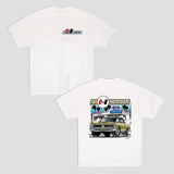 Vintage Vibe 2 Sides GTO Hurst Hustler Obs T-Shirt Men's Cotton Tee Old School Tee Gift for Him Classic Car Casual Menswear