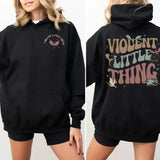 Violent Little Thing 2 Sided Shirt, Fourth Wing Dragon Rider Hoodie, Riders Quadrant Sweatshirt, Basgiath Shirt, Unisex Sweater Pullover Tee