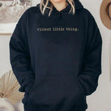 Violent Little Thing Sweatshirt, Fourth Wing Hoodie, Violet Sorrengail, Fourth Wing Merch, Basgiath War College Tshirt, Unisex Sweater Pullover Tee