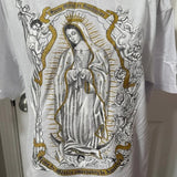 Virgencita changing colors t-shirt White Cotton
