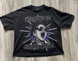 WELCOME TO CHROME WORLD! - DOUBLE SIDES - OVERSIDE DESIGN - Size S to 4XL,  Menswear Top