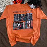 Waiting For Halloween Shirt, Hallowen Shirt,  Cute Fall Shirt, Spooky Season