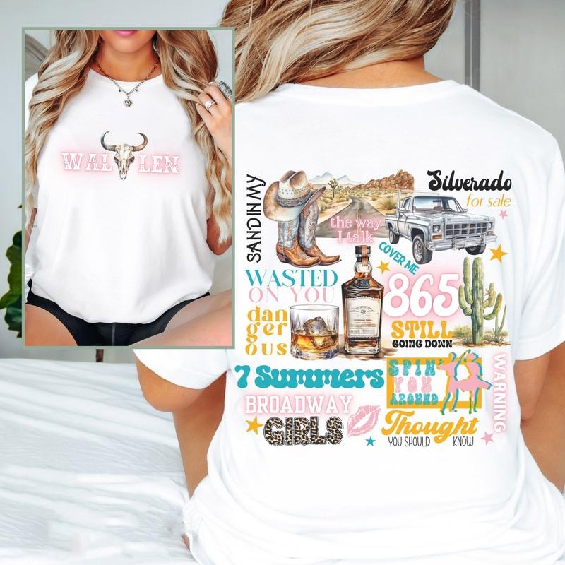 Wallen Shirt, One Thing At A Time, Bullhead Tshirt, Country Concert Shirt, Cowboy Tee, Country Music, Cow Bull Skull, Music Lover Shirts, Gift For Fans, Unisex T-Shirt, Gifts For Him Her, Short Sleeve Tee Shirt, Gifts For Birthday