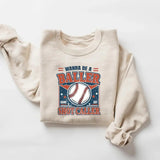 Wanna be a baller shot caller sweatshirt, Game Day Sport Lover Casual Classic Cotton Jersey