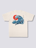 Wavy Phoenix Back T-shirt