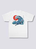 Wavy Phoenix Back T-shirt