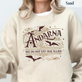 We Do Not Eat Our Allies Shirt, Andarna Fourth Wing Shirt, Dragon Book Shirt,Basgiath War College Shirt,Bookish Gift For Fantasy Lovers MGWHJ