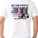 'We the People, in 1775 they tried to take our guns' - Menswear, Top Crewneck t shirt