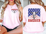 Western Fourth of July Shirt, 4th of July Shirt, USA Shirt, Retro America Shirt, Country Western Shirt, Indepence day shirt, Patriotic Shirt