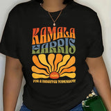 Women's Letter Graphic Print Round Neck Tee, Fashion Casual Short Sleeve T-shirt, Ladies Summer Clothes for Daily Wearstyle{n002}2