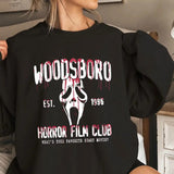 Woodsboro Horror Film Club TShirt Hoodie Sweatshirt, Spooky Season t-shirt Horror ghost Thriller shirt, Scream Vintage Halloween tee shirtstyle{n002}2