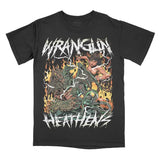 Wranglin' Heathens Graphic Tee - Comfort Colors Shirt Demon Cowboy Wrangling Unisex Top