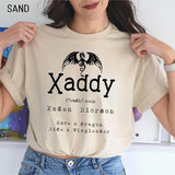 Xaddy shirt, Xaden Riorson Tees, Xaden Fourth Wing Sweatshirt, Fourth Wing Merch tee, Iron Flame Sweatshirt, Rebecca Yarros Apparel