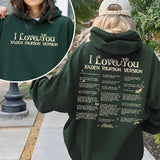 Xaden Riorson Quote Sweatshirt Hoodie 2 Sides, Fourth Wing Book Quotes, Xaden Fourth Wing Merch, Xaddy Shirt, I Love You In Book Quotes, Romantasy Book