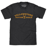 Yellowstone Dutton Ranch Logo T-Shirt - Vintage Black