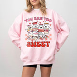 You Are Too Sweet Nurse Valentine Sweatshirt, Insulin Diabetes ICU Nurse Sweatshirt, Valentine Gift For Nurse, Pharmacist Diabetic Nurse Tee