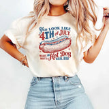 You Look Like The 4th Of July Makes Me Want A Hot Dog Real Bad  Shirt, Funny 4th Of July Gift Shirt Hoodie Sweatshirtstyle{n002}15