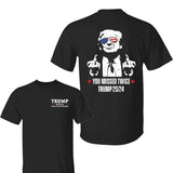 You Missed Twice Trum 2024 Shirts, Truum Your Feelings Shirt, Shirt For Truum Supporters, Trum 2024 Shirt, All Sizes, For Men, For Women