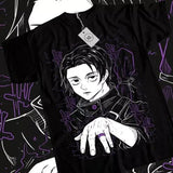 Yuta Okkotsu T-Shirt Jujutsu Kaisen Satoru Gojo Girl Horror Anime Shirt All Sizestyle{n002}2