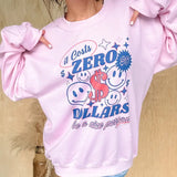 Zero Dollars Graphic Top