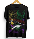 Zoro One Piece T-Shirt Sanji Nami Monkey D Luffy,Mugiwara,Pirate Shirt All Size Anime Mech