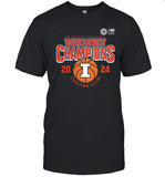 Illinois Fighting Illini 2024 Big Ten Basketball Tournament Champions Shirt