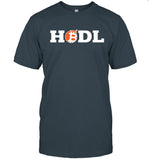 Crypto Girl Hodl Bitburn Black Tee