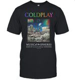 Coldplay Music Of The Spheres Tour In Helsinki Finland On Jul 27-31 2024 Shirt