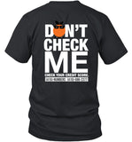 Dont Check Me Midnight Organic T-Shirt_1