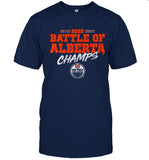 EDMONTON OILERS 2022 BATTLE OF ALBERTA CHAMPS New Tee