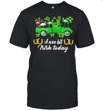 Flamingos Car St Patrick’s Day a wee bit Irish today shirt_1