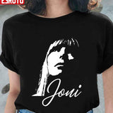 Black N White Art Of Young Joni Mitchell Unisex T-Shirt