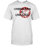 2024 Unbroken & Unfazed Eembrace Fear Tee