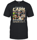Derek Carr New Orleans Saints Retro T-Shirt Black