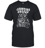 Counting Crows Black Flower T-Shirt New Limited