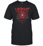 Hellfest Skyline Homme Concert T Shirt Template