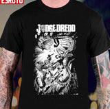 Black White Judge Dredd Artwork Unisex T-shirt