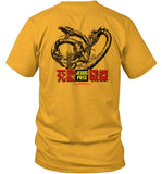 Evil Greed Jesus Piece Dragon New T-Shirts