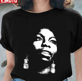 Black N White Art Nina Simone Unisex T-Shirt