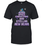 Limited Rollercoin Merry Space Christmas And Stellar New Year Shirt