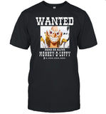 Funnyahhtees Wanted Dead Or Alive Monkey-D-Luffy Shirt